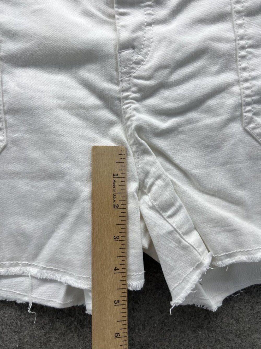 Tommy Bahama Shorts Womens 6 White Ella Twill Cutoff Raw Hem 3 Inseam Casual - Picture 4 of 9
